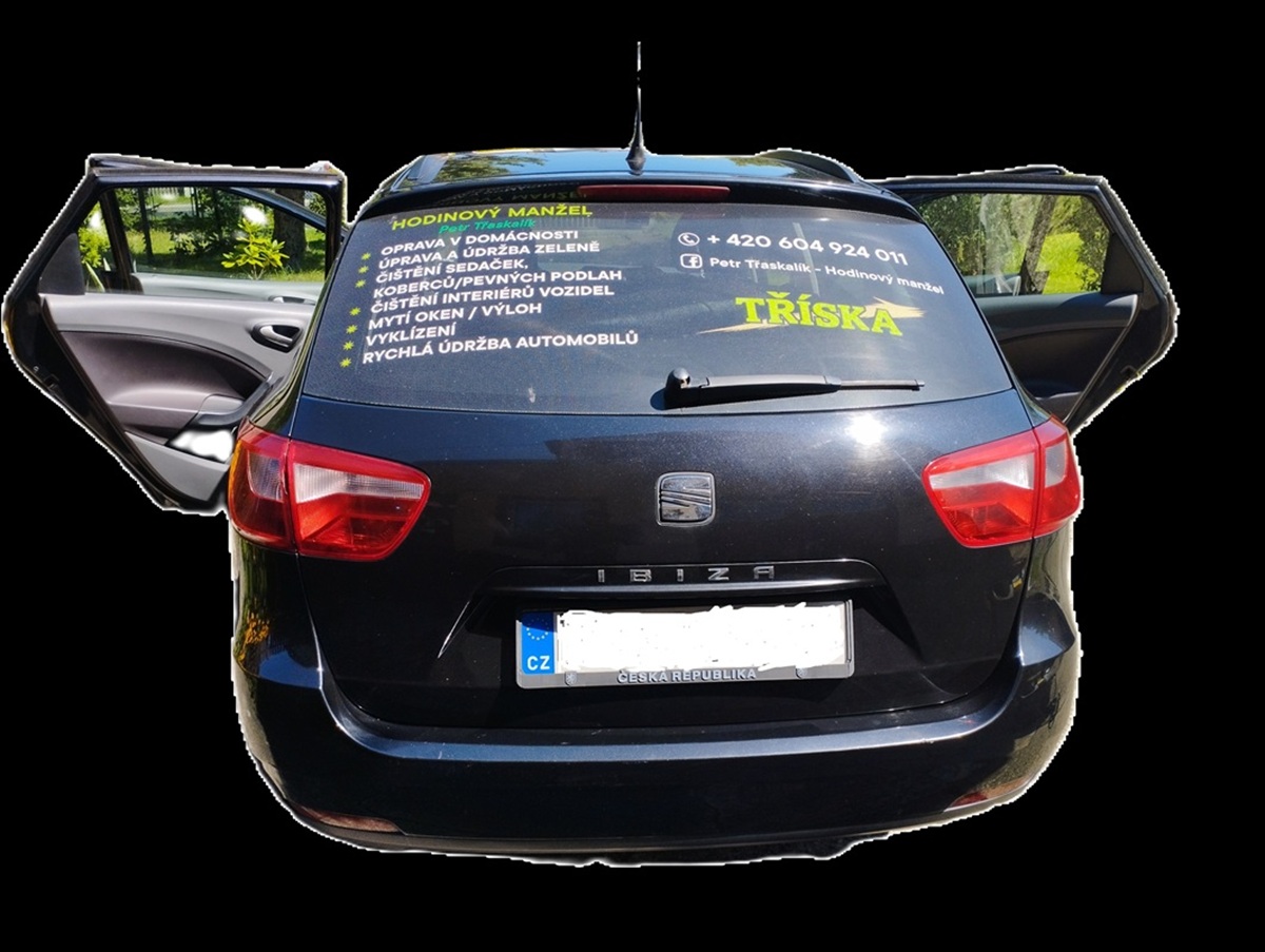 auto hodinového manžela Třísky